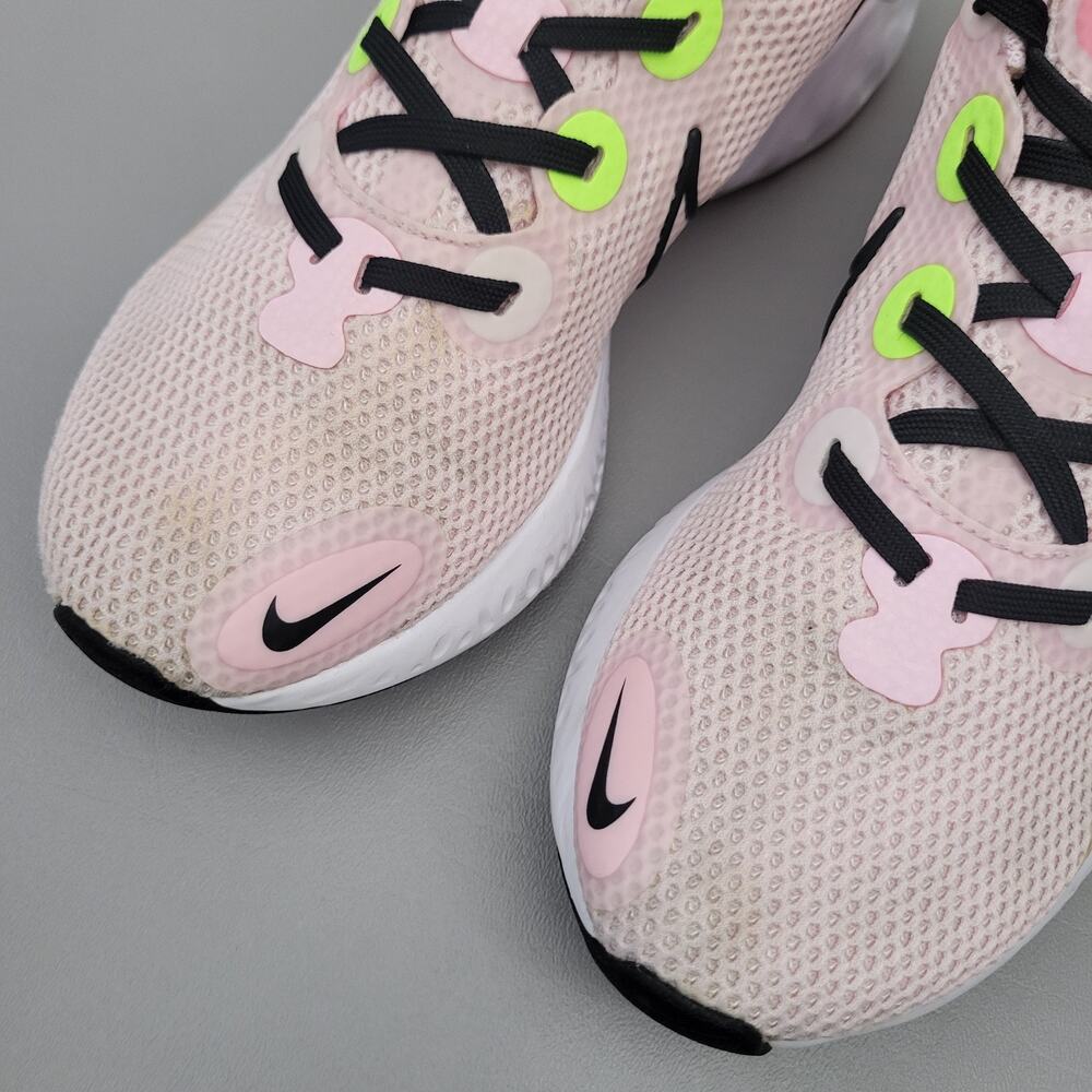 Nike Shoes Womens Renew Running Sneakers Lace Up CW5637-600 Pink Size 8.5 - Picture 7 of 14